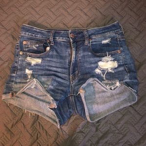 High Rise Shortie Shorts